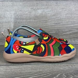 Uin “Poker Face” Women’s Sz 9.5/EU 41 Slip On Multi Colored Comfort Loafer Shoes